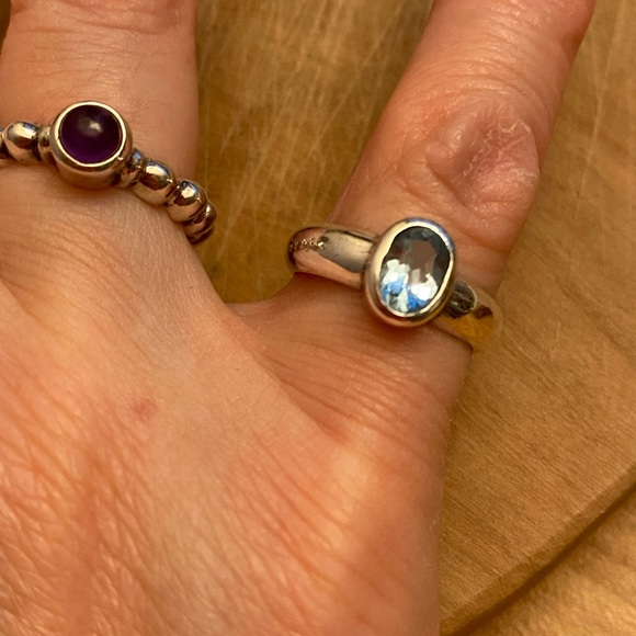 Stunning handmade topaz 925 sterling silver ring - Picture 3 of 8